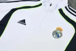 Real Madrid Authentic Training Kit (Sweatshirt+Pants) White 2025/26 - Player Version - Image 4