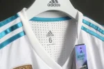 Real Madrid Authentic Retro Jersey Home Long Sleeve Soccer Shirt 2017/18 - Image 7