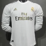 Real Madrid Authentic Retro Jersey Home Long Sleeve Soccer Shirt 2019/20
