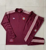 Kids Bayern Munich Training Kit (Sweatshirt+Pants) Deep Red 2025/26 - Image 2