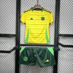 Celtic Soccer Jersey Away Kids Kit Jersey+Shorts 2024/25