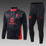 AC Milan Training Kit (Sweatshirt+Pants) Black 2025/26